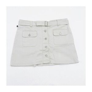 Polo Jeans Co. Ralph Lauren Button Down Khaki Skirt SZ 6